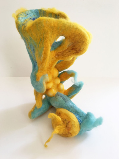 Felted sculpture